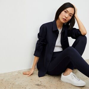 M.M. LaFleur The Sierra Shacket Light Scuba XS